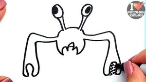 Как нарисовать CRABZILLA из Garten Of Banban Chapter 3