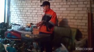 Первый запуск нового двигателя на мопеде АЛЬФА 107 кубов