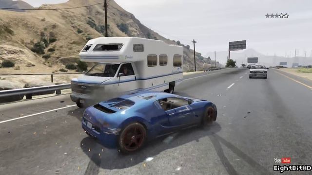 GTA 5 100 Tons Super Car Rampage #4 HD Grand Theft Auto 5 смотреть онлайн