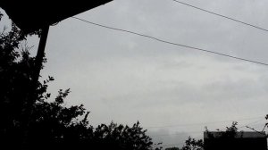 Дождь, раскаты грома