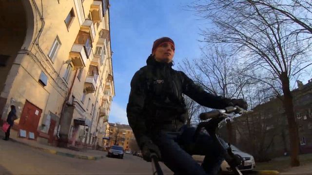 На велосипеде Strida по г. Электросталь. Ударим велопробегом по кароновирусу!!!
