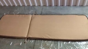 Матрас с подушкой для шезлонга