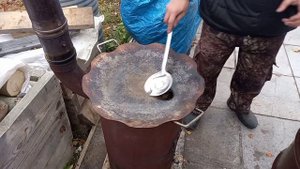 Рулет из свиной пашины! Чалагач с овощами в садже! садж #чалагач