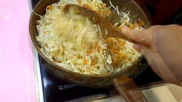 "ЛЕНИВЫЕ ГОЛУБЦЫ"  НА СКОВОРОДЕ (ОЧЕНЬ ВКУСНАЯ ПЕРЛОВОЧКА)