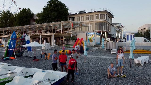 Летний вечер в Лазаревском! Июнь 2022.?ЛАЗАРЕВСКОЕ СЕГОДНЯ?СОЧИ. смотреть онлайн