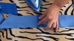 Как сшить юбку на запах. Технология обработки пояса пояса.mp4