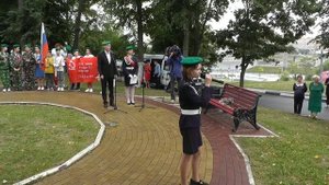 Официальное открытие Сквера пограничников в г. Орле, 3.08.2022