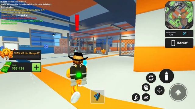 THE NERF RAY !!! GUN !!! in Mad City CHAPTER : 2 (Roblox) PRIVAT SERVER - ADMIN COMMAND'S !!! ??? смотреть онлайн