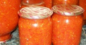 Аджика с Яблоками и Помидорами Рецепт на зиму