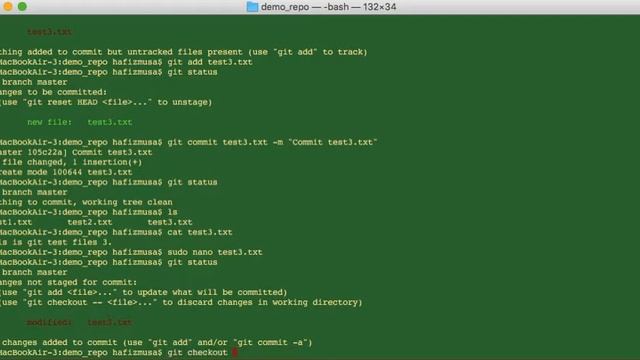 07 Git Checkout to discard change in working directory смотреть онлайн