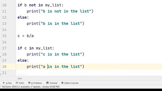 13. Membership Operators in Python
