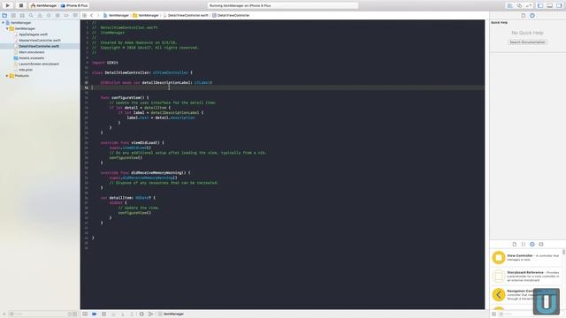 Programming a Master Detail App in Swift Part 1 смотреть онлайн