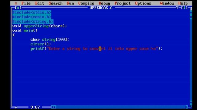 Write a C Program that will scan a character string passed as an argument and convert all lowercase