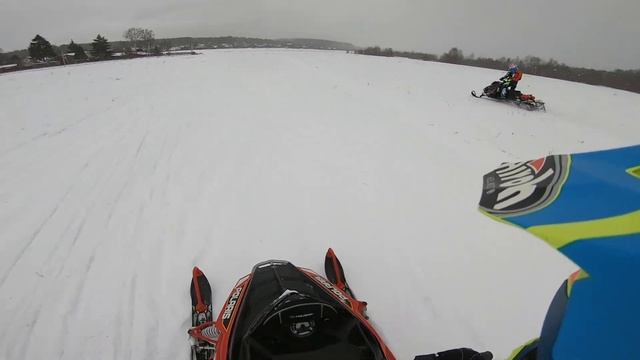 Катаемся на снегоходах вокруг Истры смотреть онлайн