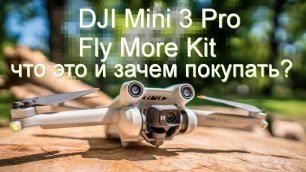 DJI Mini 3 Pro - что это за Fly More Kit?