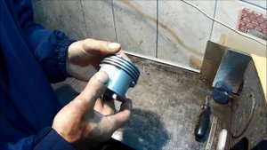 Компрессор из ДВС (ВАЗ-2108). Модернизация поршней. Do compressor from engine (VAZ-2108).