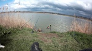 Поехали по грибы, но передумали. Рыбалка на „Новомарьевских чеках."