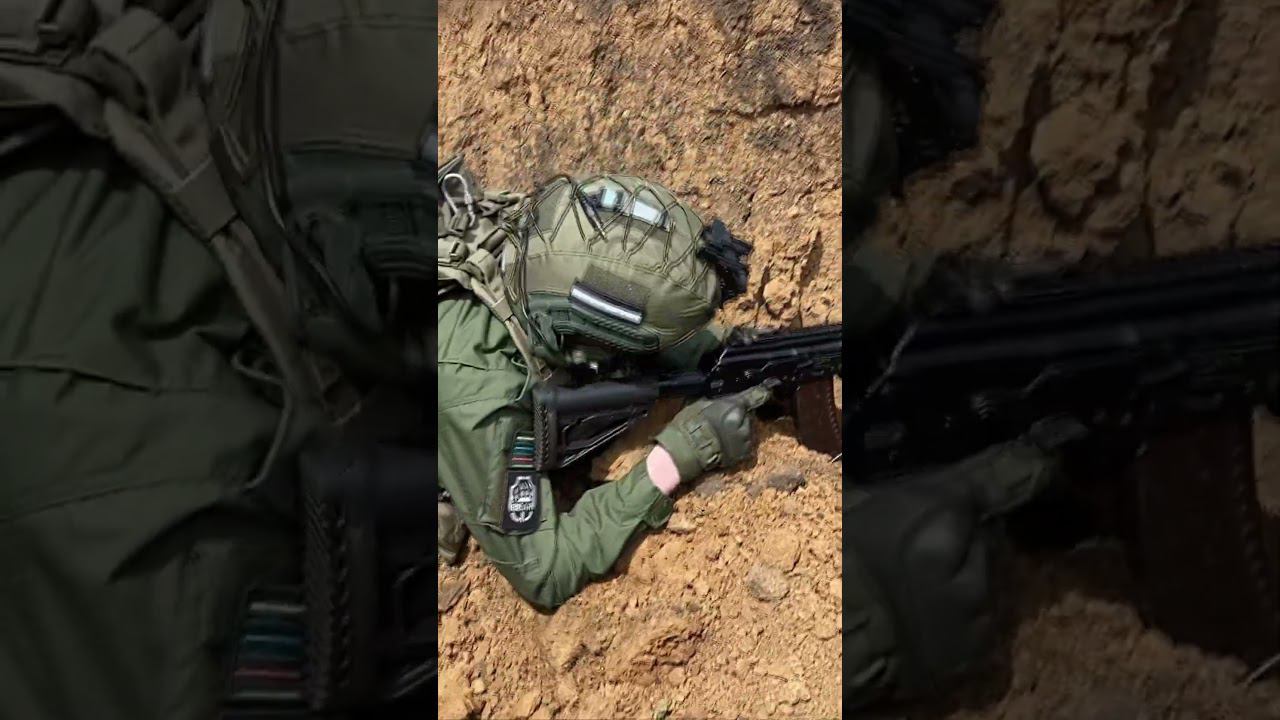 Тактическое перемещение: искусство стрельбы из автомата Калашникова и бег по траншеям #нскранчо смотреть онлайн