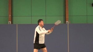 Навык владения приемом «смеш» в бадминтоне (2)