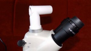 как просто поставить любую камеру на микроскоп; how easy it is to put any camera on the microscope
