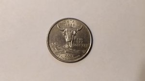 Путешествие в штат Монтана, юбилейный квотер (Montana coin)