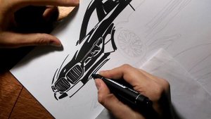 How to draw BMW 7 series | Как нарисовать БМВ 760 | Как нарисовать машину BMW
