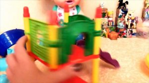 Куклы пупсики Бэби Элайв Baby Alive прибирает игрушки, распаковывает набор Свинка Пеппа .