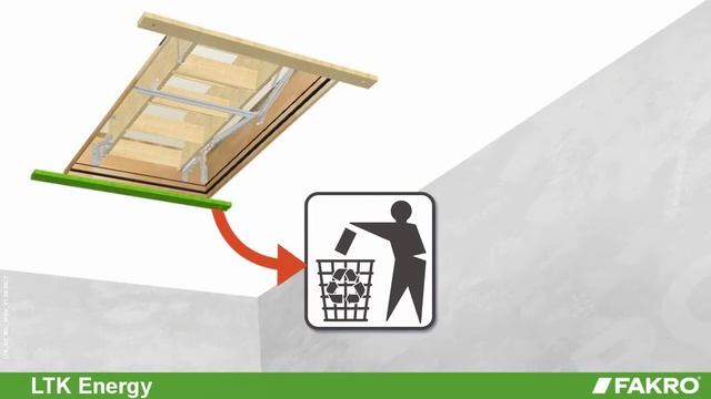 Видеоинструкция по монтажу чердачной лестницы FAKRO LTK Energy смотреть онлайн