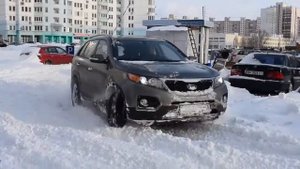 KIA Sorento 2.4 snow | Соренто в снегу | бездор | offroad Клип 2