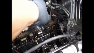 Замена регулировочных болтов и нажимной част насос форсунок VW