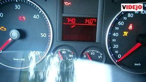 How to reset oil light on VW GOLF 5