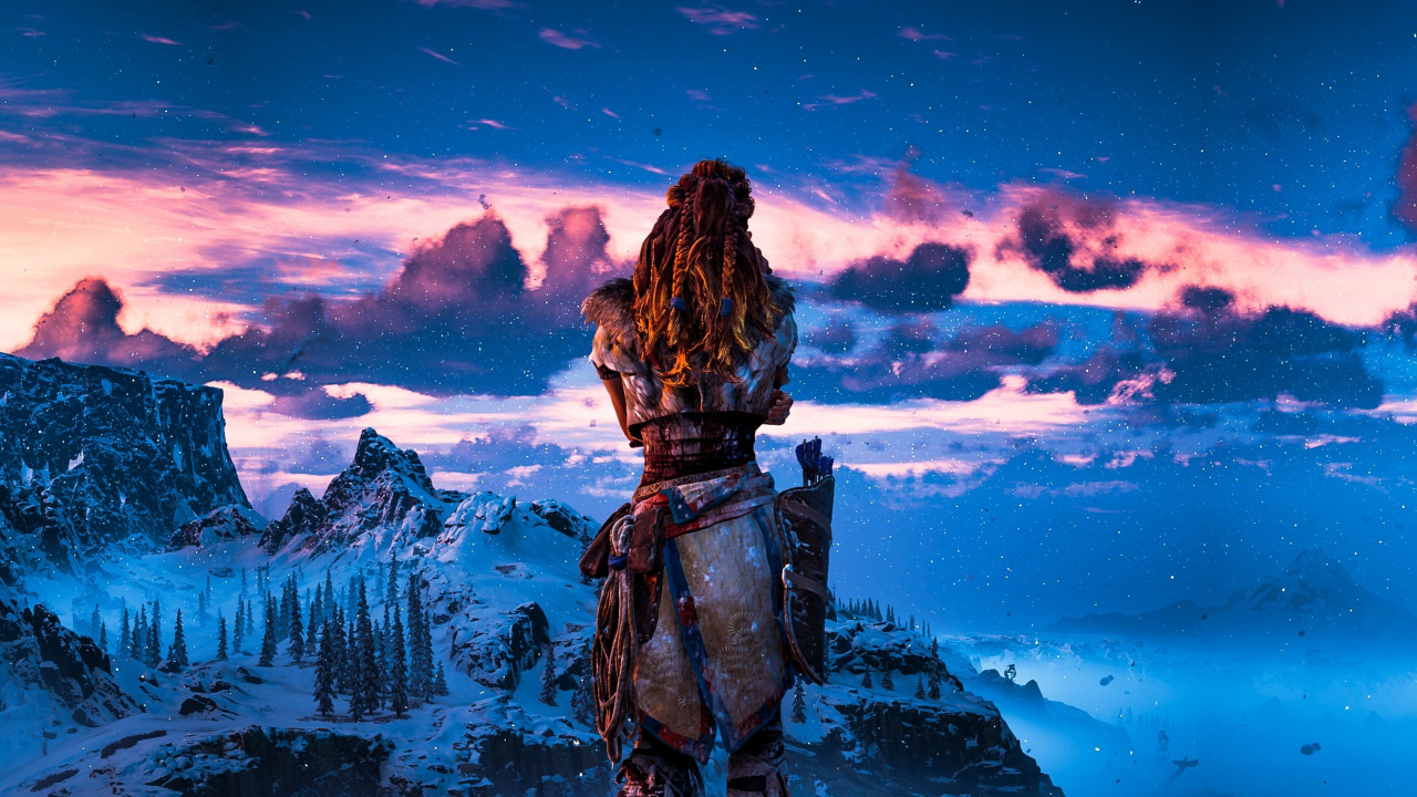 Обои из игры horizon zero dawn на компьютер