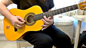 ACDC - High Voltage on Acoustic. Easy Guitar Lesson #easyguitartutorial #guitarlesson