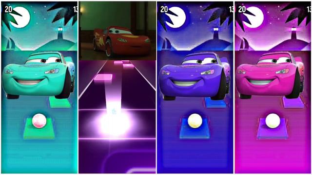McQueen Blue Car 🆚 McQueen Red Car 🆚 McQueen Purple Car 🆚 McQueen Pink Car 🎶 Who Is Best ?