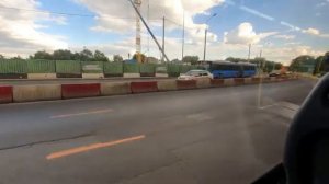 Поездка на автобусе ЛиАз-6213.65-77 №162521. По маршруту №е80 Метро "Марксистская" - Загорье.