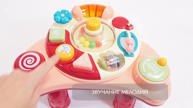 Развивающий столик 3в1 Pituso Умный Я (свет, звук) Red/Красный смотреть онлайн