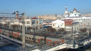 . Чита. Панорама главного вокзала Забайкалья