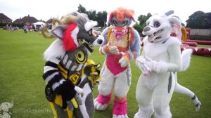 Flame goes to the Carnival with Beauty of the Bass and Cure!! (Fursuiting at a carnival)