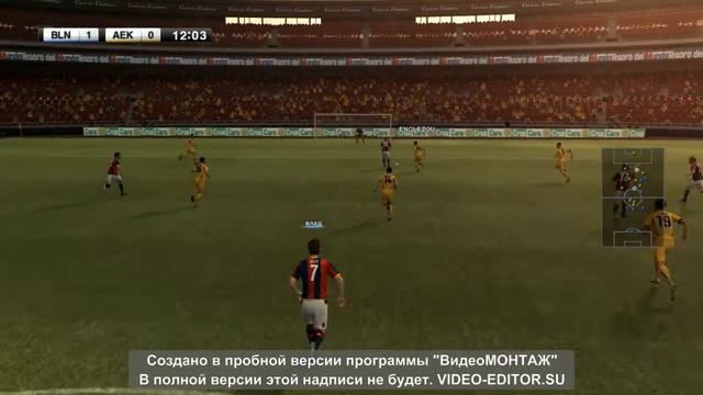 играем pes 2012 стань легендой в pes 2012  1 часть
