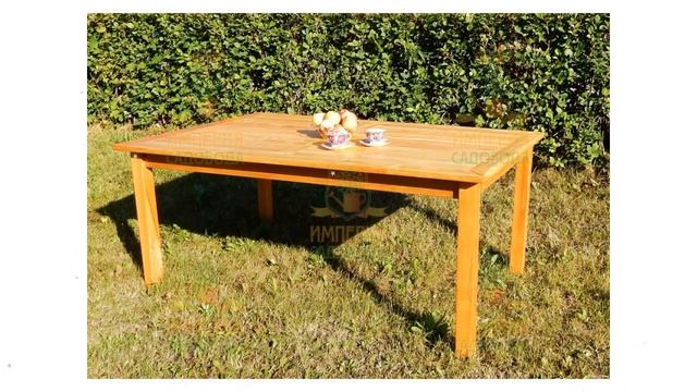 Стол Праздничный, 180 x 110 мм, h 70 мм, лиственница (Наш Кедр) обзор 2654 смотреть онлайн