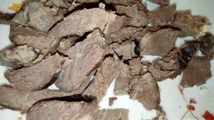 Полезный салат из говяжьего сердца