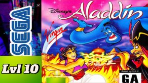 Aladdin Sega md2 Lvl10/ Аладдин Сега уровень 10 - дворец Джафара
