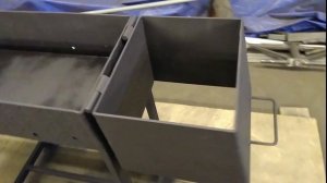 Мангал с крышкой стол и откидным дровником