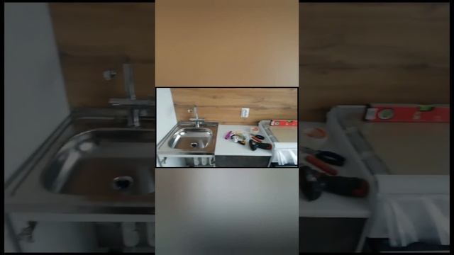 Натяжной потолок, сантехника, электрика, сборка и установка мебели, и всё это на одном объекте.