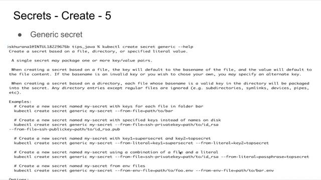 Kubernetes With Java - Update ConfigMap, How to create secrets(password etc) смотреть онлайн