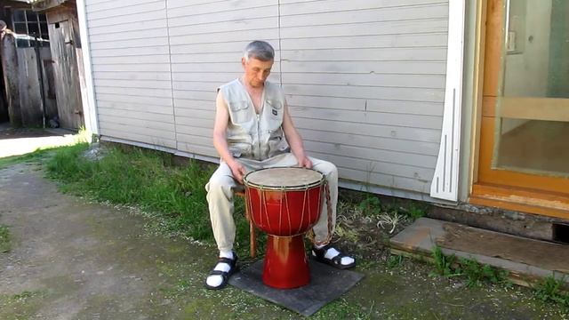 Сделал сегодня африканский барабан ...(2 ИЮНЯ 2018Г.) смотреть онлайн