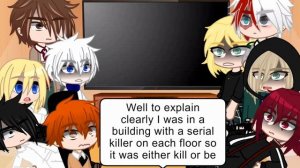 •| Anime characters react to each other | 1/9 | Angels Of Death |•