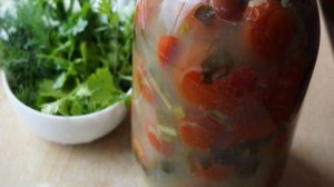 Помидоры в горчичном рассоле