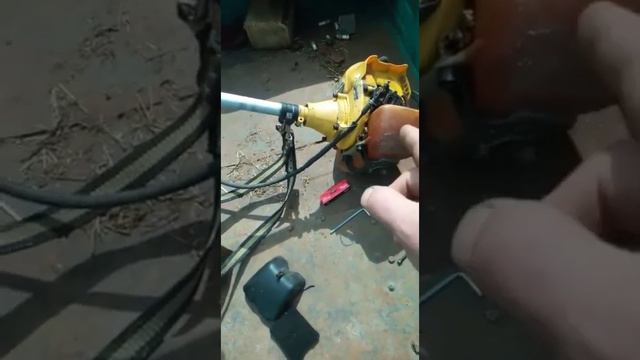 Поломалась бензокоса, ищем причину поломки
