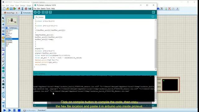 pH Sensor Simulation in Proteus смотреть онлайн